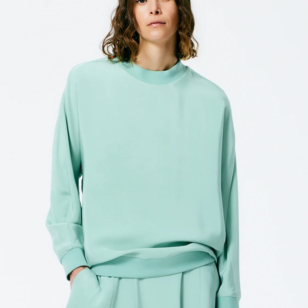 Tibi silk top